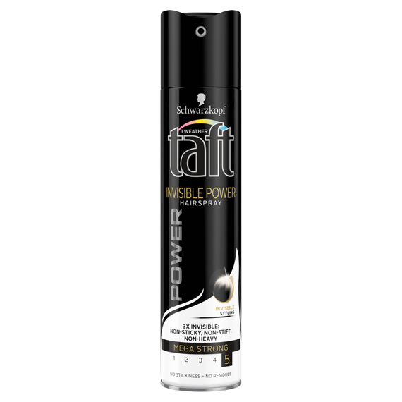 Taft Power Invisible Hairspray 250ml