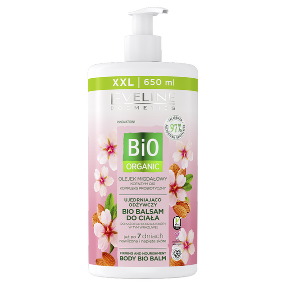 Bio Organic Straffender und pflegender Körperbalsam mit Mandelöl