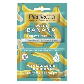 Perfecta Peeling + maska do rąk SWEET BANANA zabieg wygładzający 12 ml