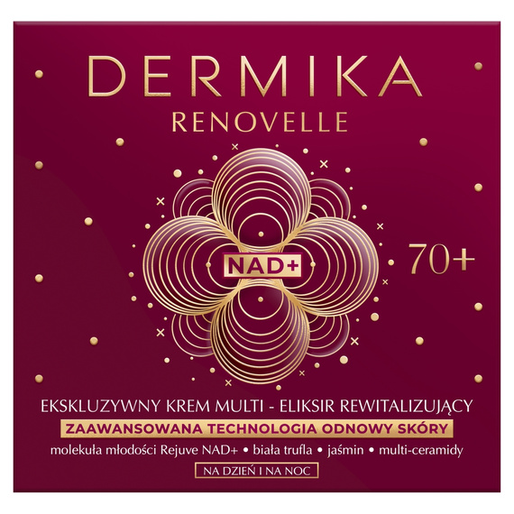 Dermika Renovelle Exklusive Multi-Elixier-Revitalisierende Creme für Tag und Nacht 70+ 50 ml