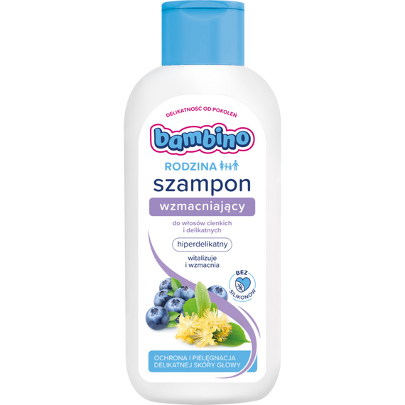 Bambino Family Hyperdelicate Kräftigungsshampoo für dünnes und empfindliches Haar 400 ml