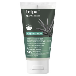 tołpa Green Men Reinigendes Gesichtswaschgel mit Peeling 150 ml