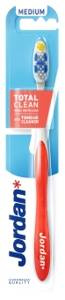Jordan Total Clean Szczoteczka do zębów średnia medium