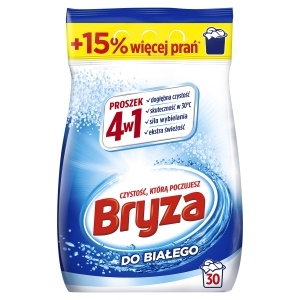 Bryza 4in1 Waschpulver für Weiß 1,95 kg (30 Wäschen)