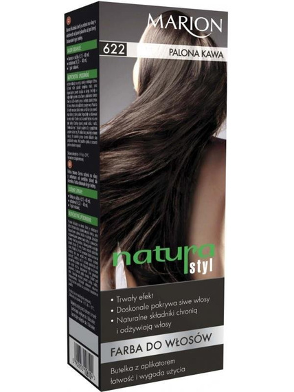 Marion Natura Styl farba do włosów 622 Palona Kawa 80ml + odżywka 10ml