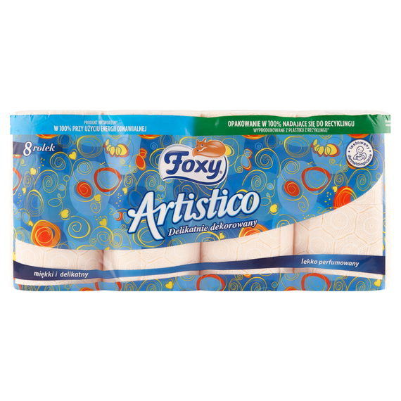 Foxy Artistico Toilettenpapier 8 Rollen