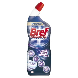 Bref WC Excellence Gel Color Aktiv+ Lavender Środek czyszczący do WC 700 ml