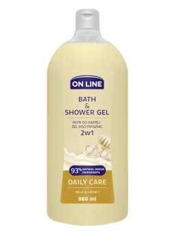 On Line Żel i Płyn do kąpieli 2w1 Daily Care 980ml