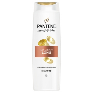 Pantene Pro-V Infinitely Long Shampoo | Strengthens and nourishes damaged hair | 400 ml