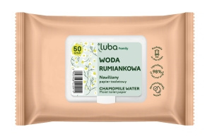 Luba Eco papier nawilżany rumiankowy 50szt
