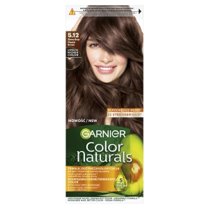 Garnier Color Naturals Crème Farba do włosów 5.12 zimny brąz