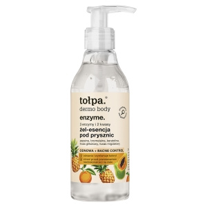 tołpa dermo body enzyme. żel-esencja pod prysznic, 3 enzymy i 2 kwasy, 195 ml