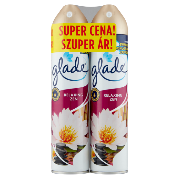 Glade Relaxing Zen Odświeżacz powietrza w aerozolu 2 x 300 ml