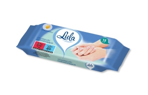 Lula Refreshing wipes with added antibacterial agent 15 pieces