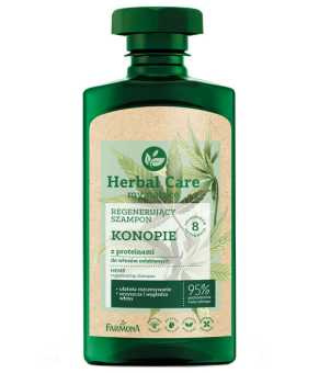 HERBAL CARE Regenerujący szampon KONOPIE z proteinami 330ml