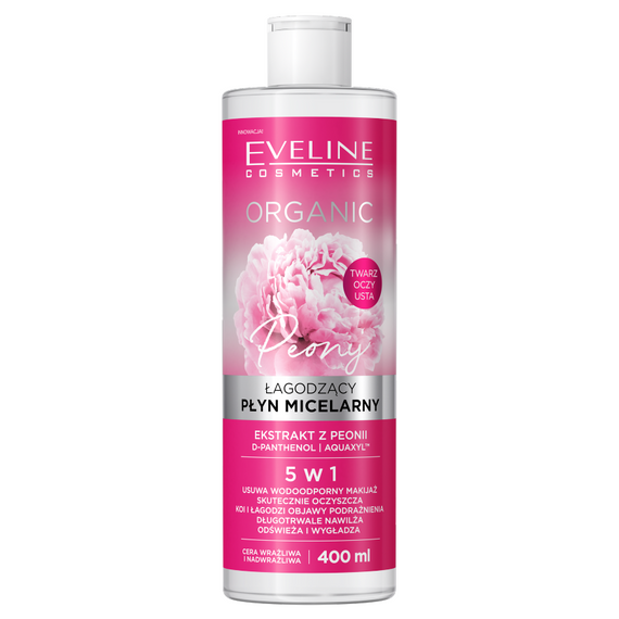 Organic Soothing Micellar Makeup Remover with Peony