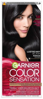 Garnier Color Sensation Trwały krem koloryzujący 1.0 głęboka onyksowa czerń