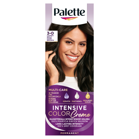 Palette Intensive Color Creme Hair Color Cream 3-0 (N2) Dark Brown