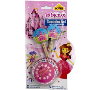 ZESTAW DO MUFINEK (48) PRINCESS