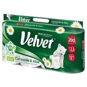 Velvet Camomile & Aloe Toilet Paper 10 Rolls
