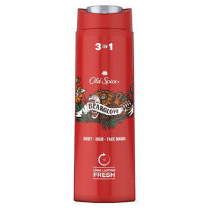 Old Spice Bearglove Men's Shower Gel and Shampoo 400ml Long-lasting freshness