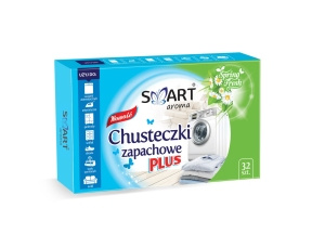 Smart Chusteczki Zapach. Pranie Spring Fresh 32szt