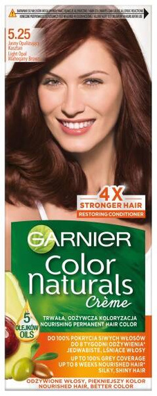 Farba do włosów Garnier Color Naturals Creme  5.25 Jasny opalizujący kasztan