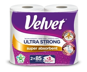 Velvet Ultra Strong Paper Towel 2 Rolls