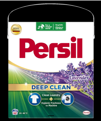Persil Lavender lawendowy Proszek do prania karton 2,52 kg (42 prania)