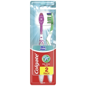 Colgate Max White Toothbrush SOFT 2 pieces