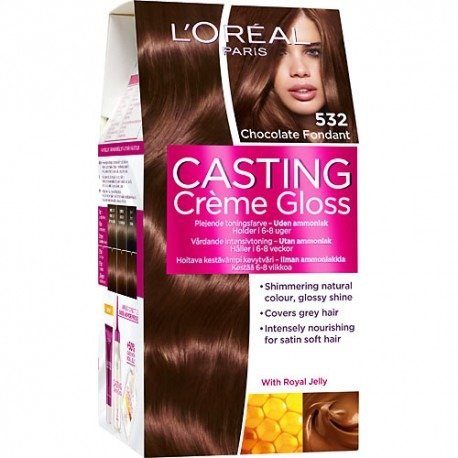 L'Oréal Paris Casting Crème Gloss Farba do włosów 532 Czekoladowa Polewa