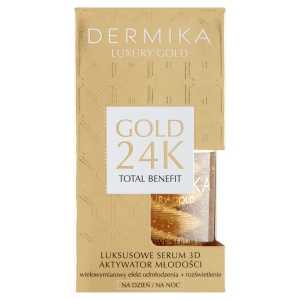 Dermika Luxury Gold Luxuriöses 3D-Jugend-Aktivator-Serum für Tag und Nacht, 60 g