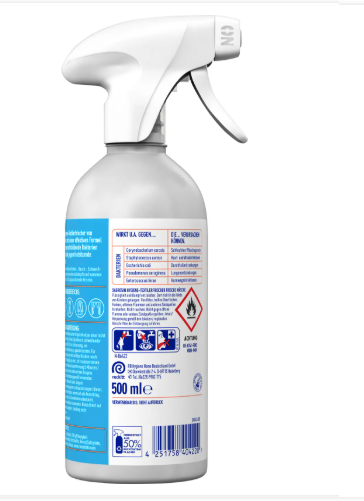 Higieniczny odświeżacz do tkanin Sagrotan 500 ml z Niemiec