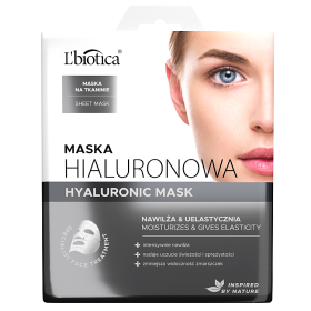 L'biotica Hyaluronic mask on fabric - moisturizes and elasticizes 23 ml