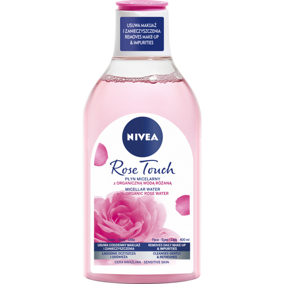 Nivea Rose Touch Płyn micelarny z organiczną wodą różaną 400 ml