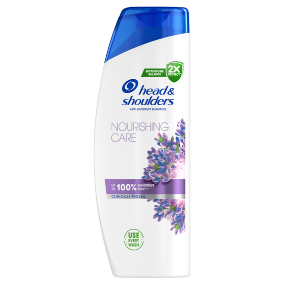 Head & Shoulders Nourishing Care Tägliches Anti-Schuppen-Shampoo 400 ml. Kühlung