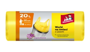 Jan Niezbędny Worki na śmieci z uszami 20 l 30 sztuk