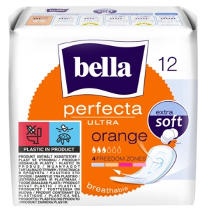 Bella Perfecta Ultra Orange Extra Soft Damenbinden 12 Stück