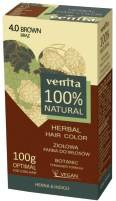 Venita 100% NATURAL Ziołowa farba do włosów nr 4.0 BRĄZ