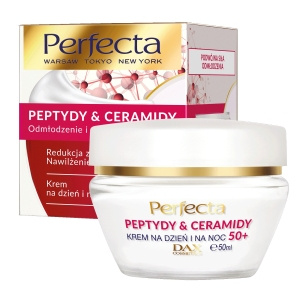 PERFECTA PEPTYDY I CERAMIDY KREM NA DZIEŃ I NA NOC 50+ 50 ml