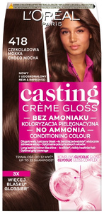 L'Oréal Paris Casting Crème Gloss Farba do włosów 418 czekoladowa mokka