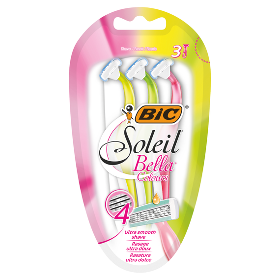 BiC Soleil Bella Colors Rasierer 3 Stück