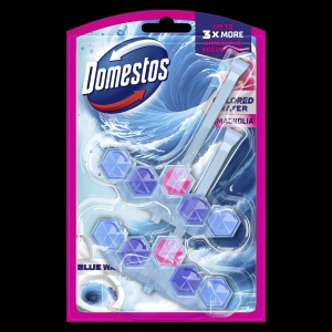 Domestos Blue Water Magnolia Toilet Block 2 x 48 g