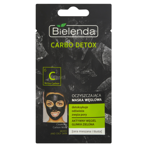 Bielenda Carbo Detox Cleansing Carbon Mask 8g