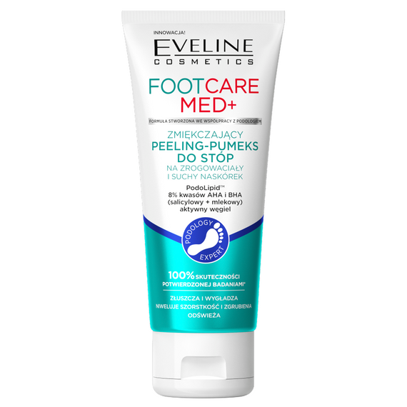 Eveline Cosmetics Foot Care Med+ Zmiękczający peeling-pumeks do stóp