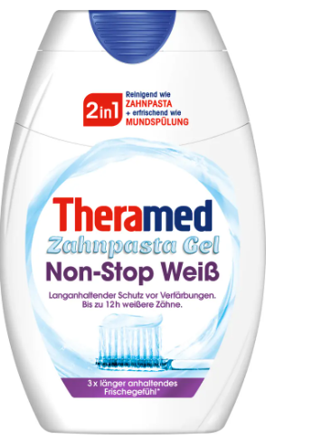 THERAMED 2in1 Non-Stop Weiß pasta -żel do zębów 75 ml