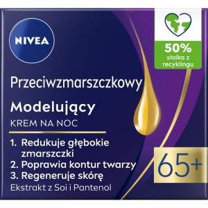 Nivea Przeciwzmarszczkowy + Modelujący krem na noc 65+ 50 ml