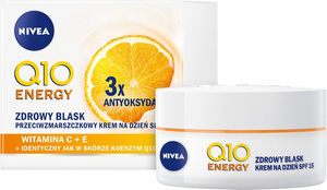 Nivea Q10 Przeciwzmarszczkowa Energia Rozświetlający krem na dzień 50 ml
