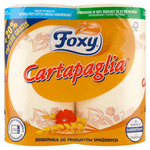 Foxy Cartapaglia Kitchen Towel 2 Rolls