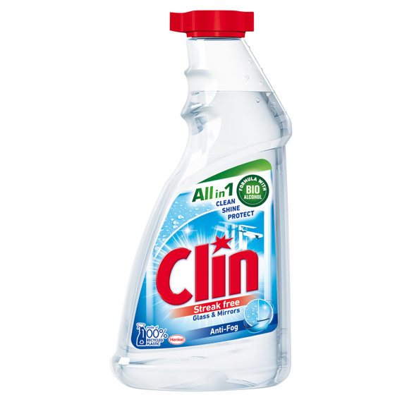 Clin Anti-Fog Liquid zur Reinigung von Glasoberflächen 500 ml